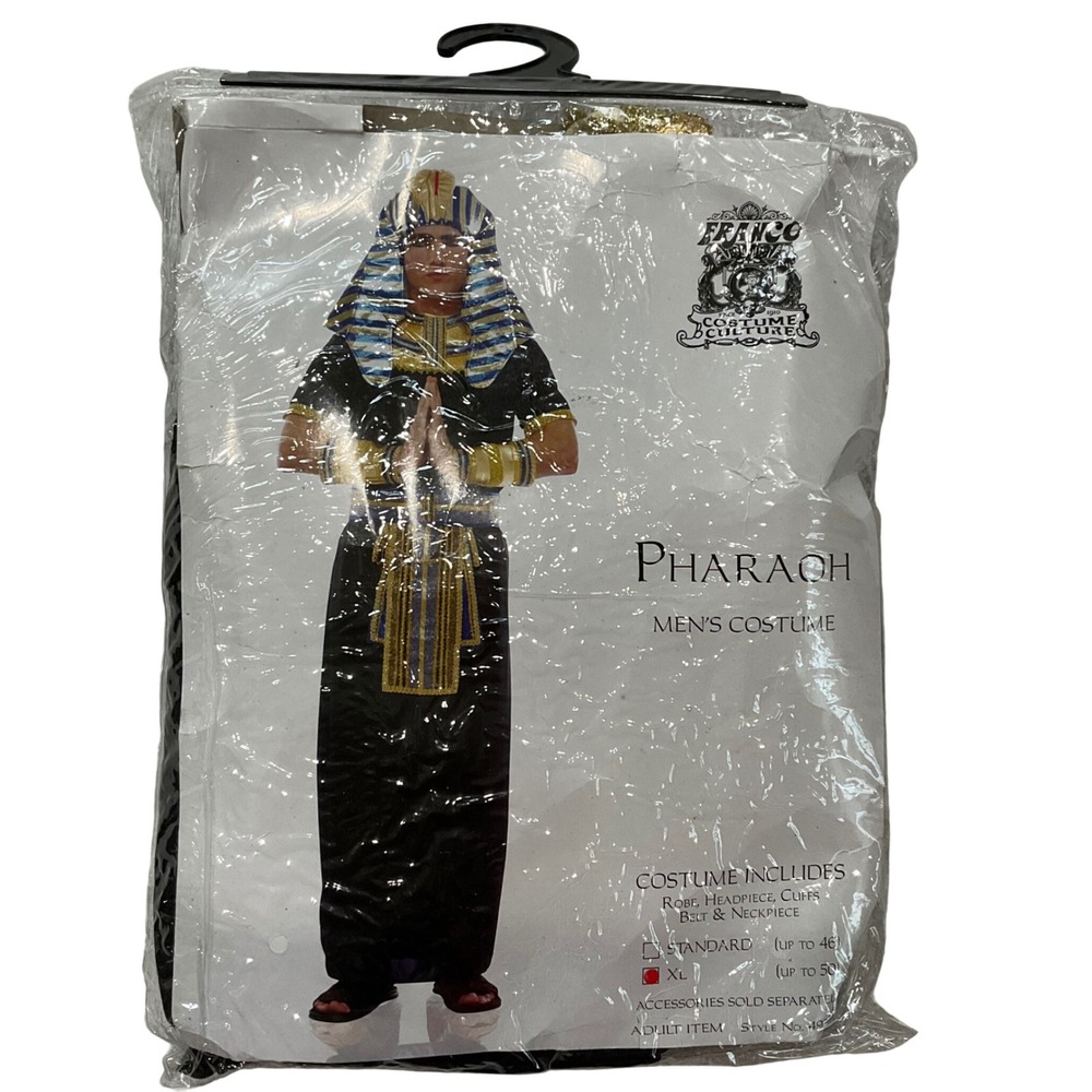 Franco Costume Culture Mens Pharaoh Egyptian King Costume XL Halloween Outfit